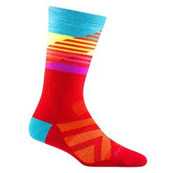 Darn Tough Lillehammer Nordic Boot Lightweight Sock Women's in Red